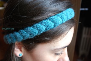 headband au tricot