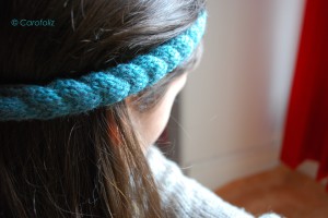 headband au tricot