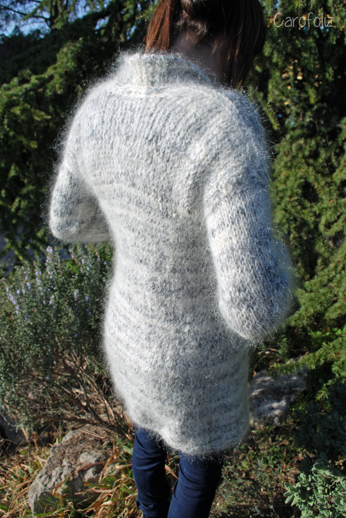 gilet frost flower au tricot