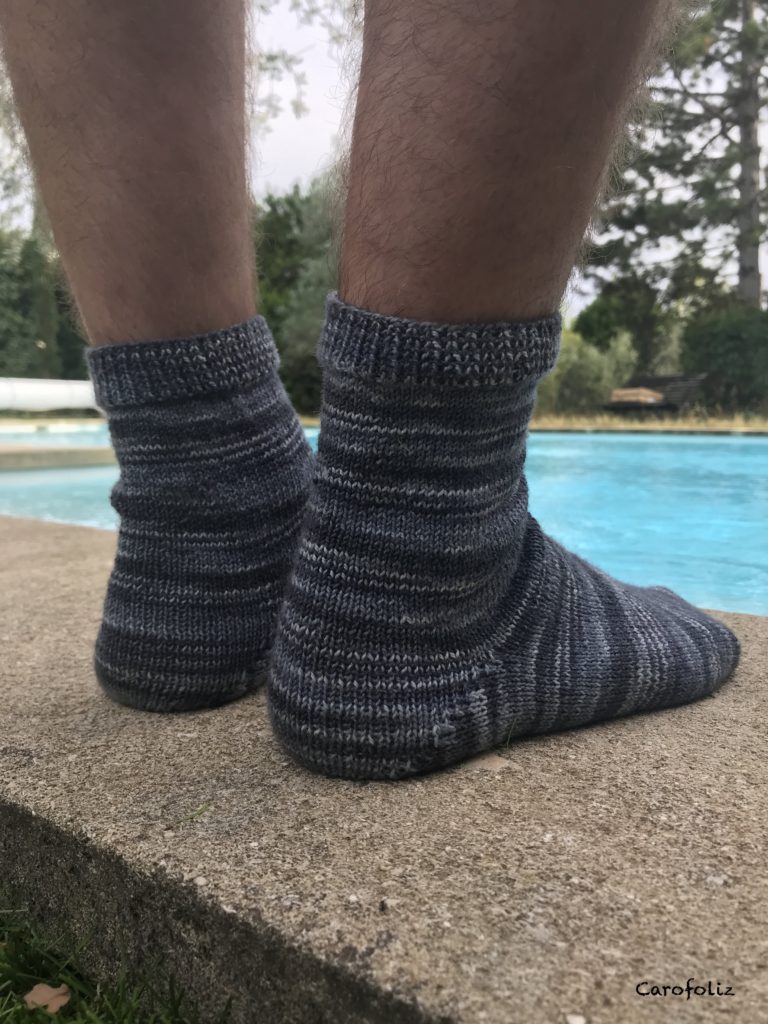 chaussettes tricotées